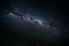 Night sky and milky way, Simpson Desert, Queensland, Australia Art Print